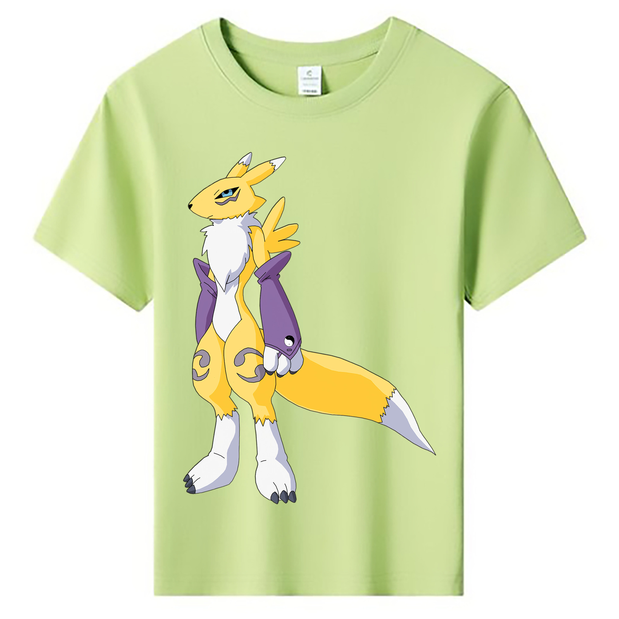 （画像用） Digimon デジタルモンスター/デジモン 綿100％キッズTシャツ（フロントプリント）